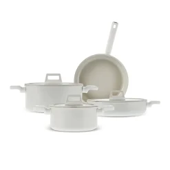 Karaca Swiss Crystal Valenti Ceramica 7-Piece Non-Stick Induction Cookware Set