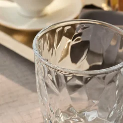 Karaca Terre Tumbler Glass, 370ml, Transparent