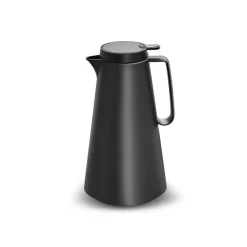Karaca Thermoglass Lina Leak-Proof Flask, 1L, Black
