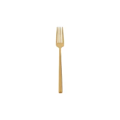 Karaca Tivoli 30-Piece Stainless Steel Cutlery Set for 6 People, Gold