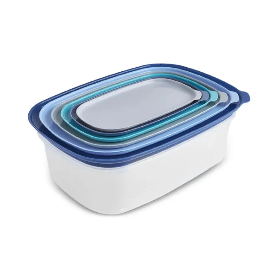 Karaca Vicks Ocean 6-Piece Storage Container, Blue