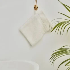 Karaca Wheat 100% Turkish Cotton Washcloth, 16cmX22cm, Ecru