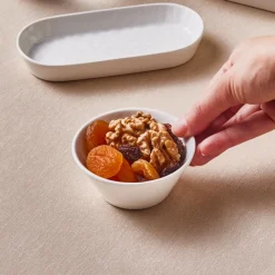 Karaca x by Refika Bembeyaz Bone China Snack Bowl, 9cm, White