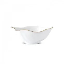 Karaca X Müge Anlı Bone China Bowl, Gold White