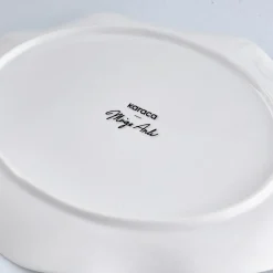 Karaca X Müge Anlı Bone China Cake Stand, Gold White