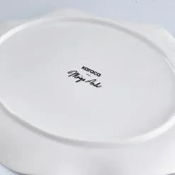 Karaca X Müge Anlı Bone China Serving Platter, 27cm, Gold White