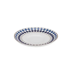 Karaca x Refika'dan Tatlıcan Porcelain Tea Plate, Blue White