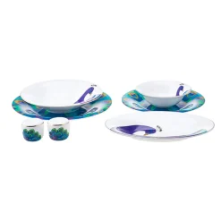 Karaca X The Shop Çırağan Palace 28-Piece Fine Pearl Dinner Set for 6 People, Multi