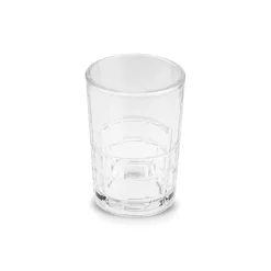 Karaca Yaren 6-Piece Glass Small Water Glass Set for 6 People, 115ml, Transparent