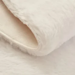 Kasmir Rugs 7/24 Premium Faux Fur Rug, 80cmx150cm, White