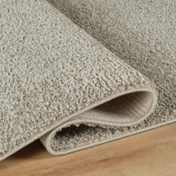 Kasmir Rugs 7/24 Puffy Nina Rug , 80cmx300cm, Light Grey
