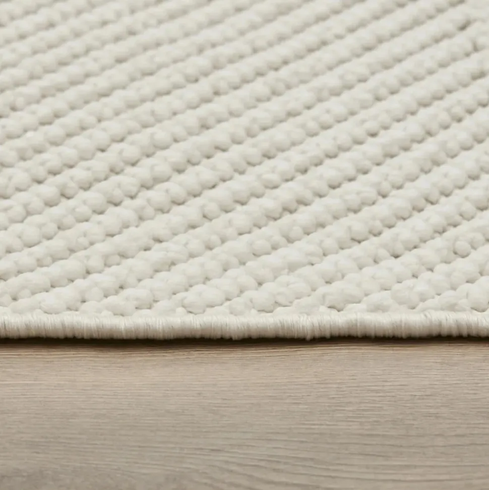 Kasmir Rugs 7/24 Scandinavian Clara Rug, 80cmx150cm, White