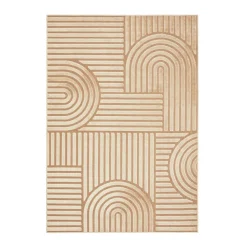 Kasmir Rugs 7/24 Scandinavian Thor Rug, 120cmx180cm, Beige Multi