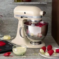 KitchenAid Artisan Tilt-Head Stand Mixer, 4.8L, 300W, Almond Cream