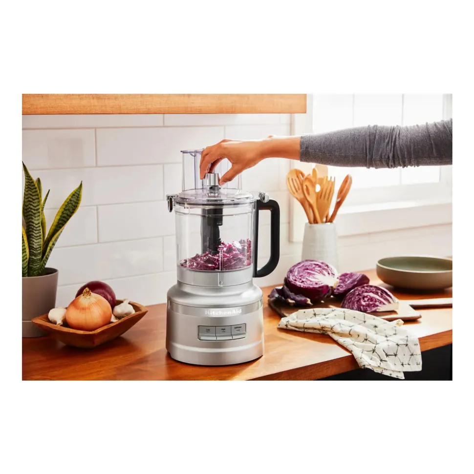 KitchenAid 3 in 1 Food Processor, 300W , Contour Silver