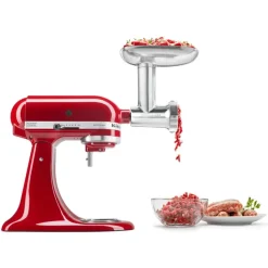 Metal Food Grinder Accessory-5KSMM, Grey