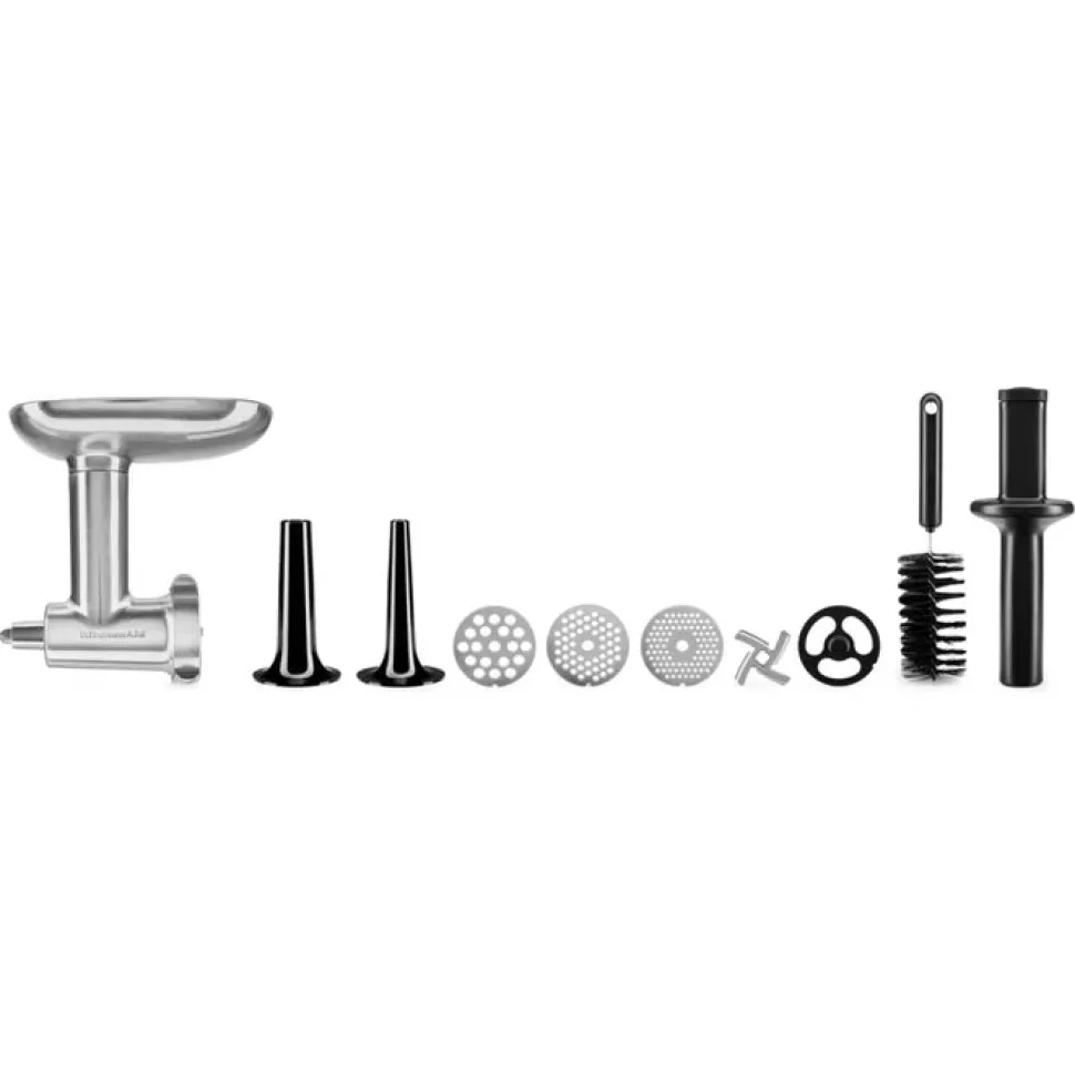 Metal Food Grinder Accessory-5KSMM, Grey
