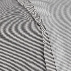 Nautica Home Darya 100% Turkish Cotton Duvet Cover Set, King, 230cmx220cm, Grey