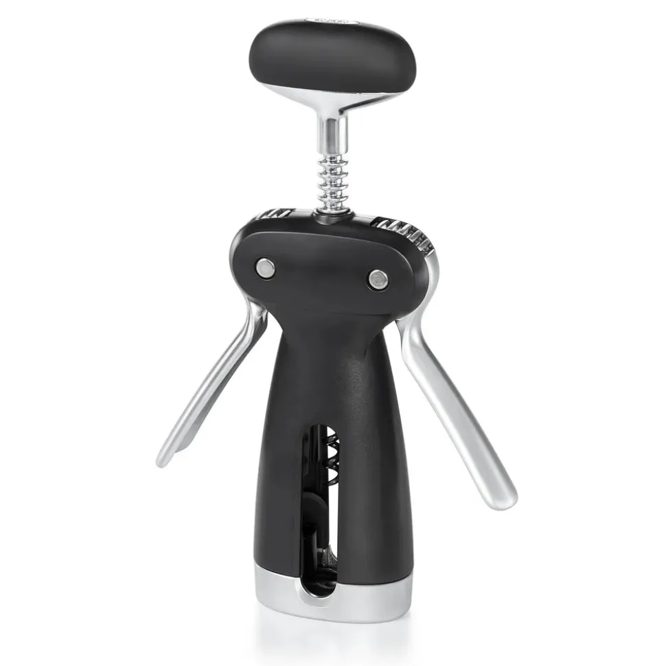 OXO Steel Winged Corkscrew With Removable Foil Cutter