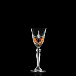 Rcr Adagio 6-Piece Small Water Glass Set, 50ml, Transparent