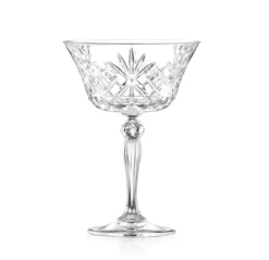 Rcr Melodia 6-Piece Champagne Glass Set, 260ml, Transparent
